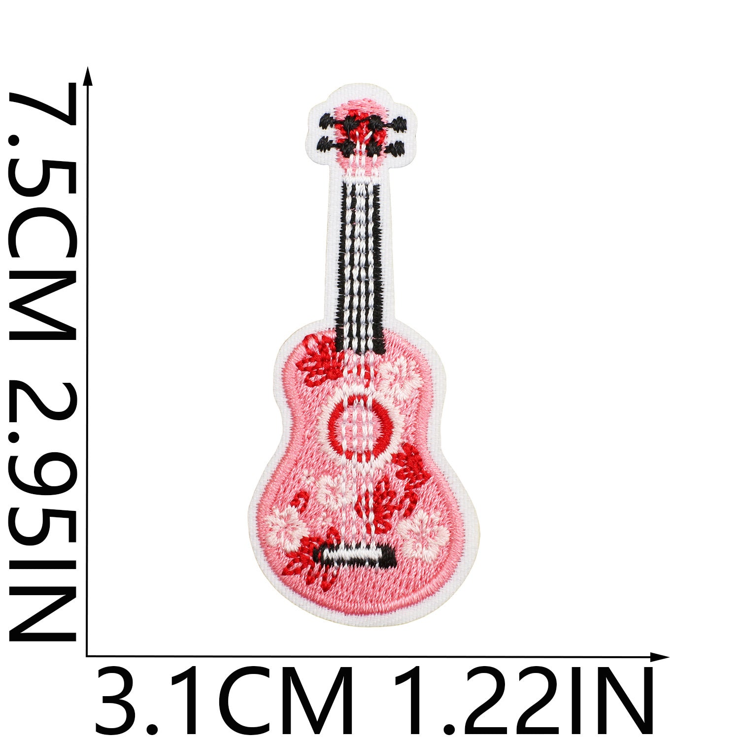 Wholesale Pink Python Embroidered Cloth Sticker